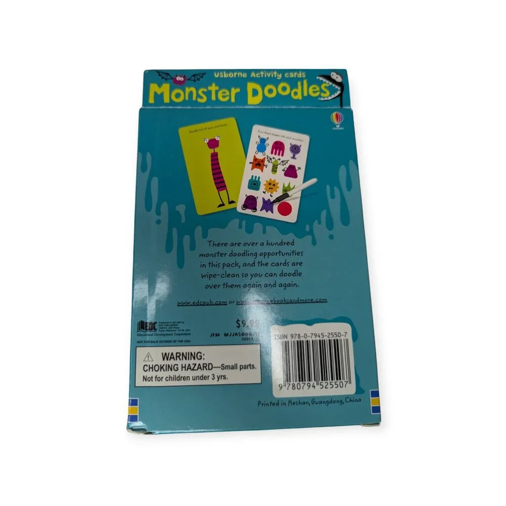 Usborne Activity Cards Monster Doodles